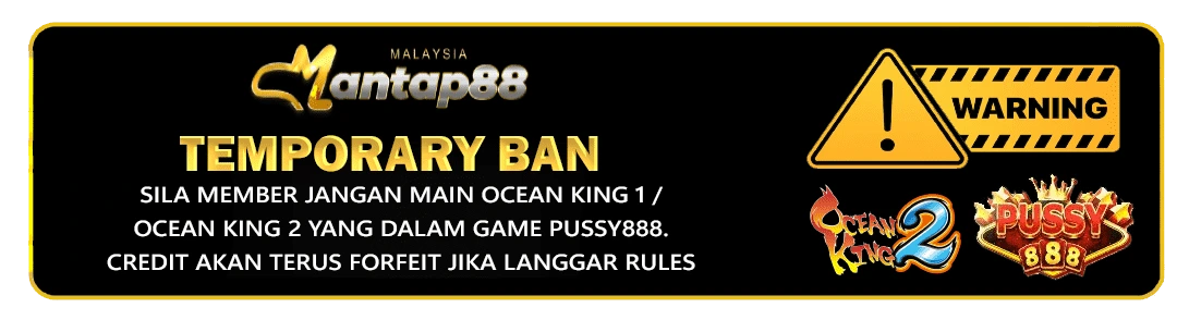 Mantap88 temporary ban notice